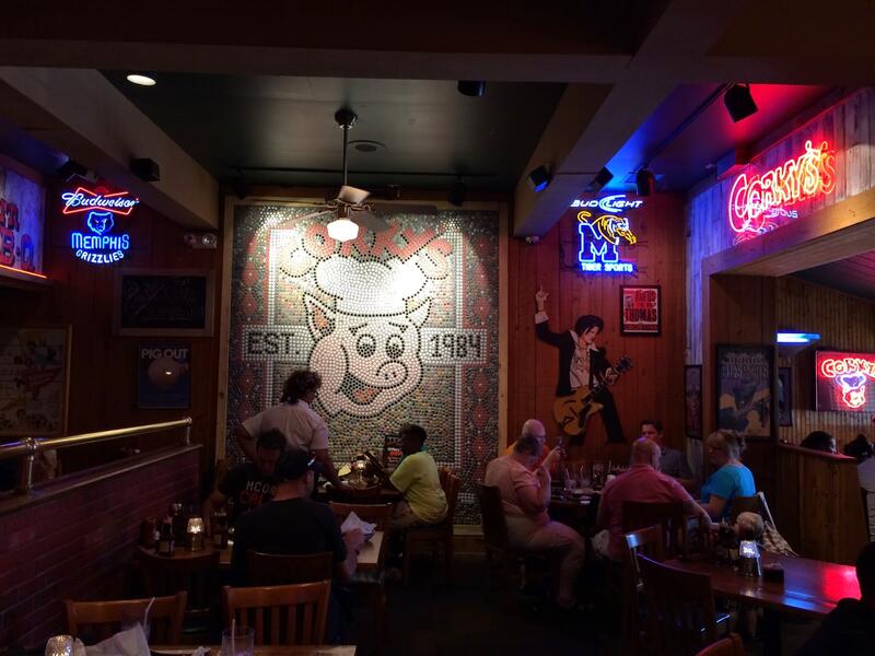 Corky's BBQ storefront